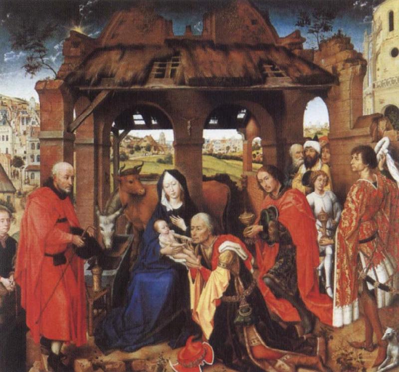 Rogier van der Weyden St.Columba Altarpiece Sweden oil painting art